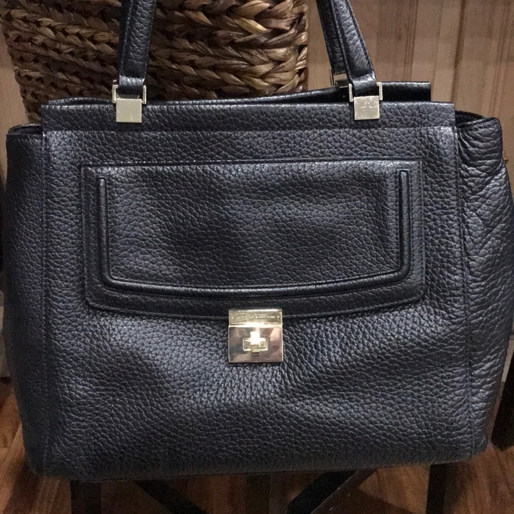 Kate Spade black leather handbag